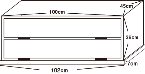 たんすのサイズ