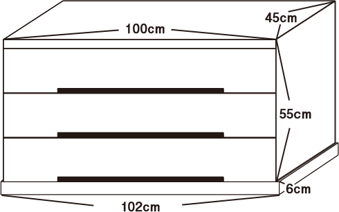 たんすのサイズ